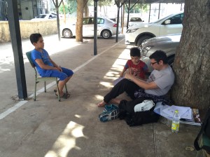 the 13 years old Syrian boy Mustafa 